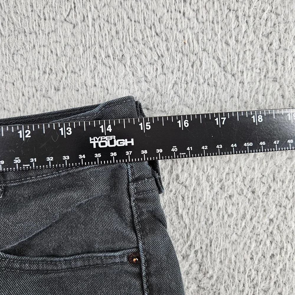 Levis Jeans Mens 29x32 Gray 513 Slim Straight Stretch‎ Denim Work Pants